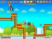 Play Ball Rolling 3 free online physics drawing puzzle game using a pen and bomb on PlayArcadeHub