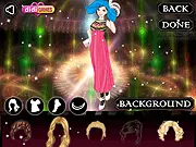 Modern Stage 4 free online dress up game featuring two fashionable female twins wearing trendy stage outfits.
