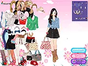 Floral Dots free online game screenshot featuring a pastoral retro pattern and dots
