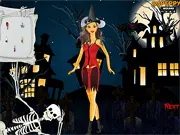 Mackenzie Halloween Dressup free game, spooky costume stylist online, play free Halloween game on PlayArcadeHub