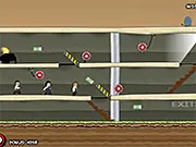 Play Rescuenator free online puzzle game saving construction workers and businessmen with ambulances and helicopters on PlayArcadeHub