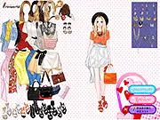 Styling a trendy outfit with an asymmetrical fishtail skirt in the free Asymmetrical Skirt Fashion dress up game online on PlayArcadeHub