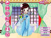 Play Ancient Princess Dress Up free online game, styling a princess in historical fashion