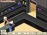 Playing Cosmetic Store online, a free time-management and beauty shop game