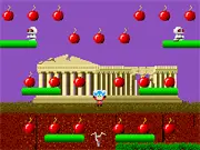 Play Bomb Jack 1.5 free online classic arcade game collecting bombs and dodging enemies