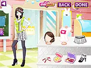 Play Candy Fest 1 free online dress up and makeup game, choose a cute festival outfit