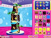 Bottle Design DIY free online game showing a plain cola bottle being decorated with colorful wrapping paper and various ornaments and stickers.