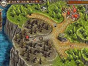 Play Northern Tale free online Viking adventure game, traveling through forests filled with mythical creatures to defeat a witch on PlayArcadeHub