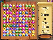 Play Bobblin the Goblin free online Match 3 puzzle game, level up to become a wizard