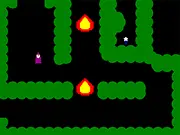 Remove The Dragon, Wizard game screenshot, wizard casting spells, sidescrolling and top-down action online