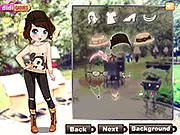 Afternoon Tea free online dress up game London fashion British clothes