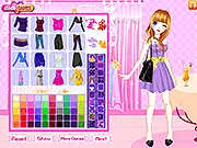 Belinda's Wardrobe free online dress up game, girl choosing date night outfit, play online fashion styling game