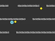 Gravity is Wrong online game screenshot, character falling upside down through a maze of platforms