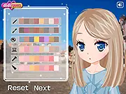 French Mix 3 free online dress up game, styling tourists with Parisian fashion and accessories