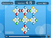 Twist'D Match 3 online puzzle game screenshot showing colorful blocks on a timed board.