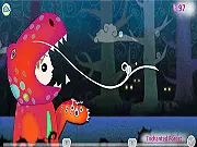 Seeds free online idle clicker game screenshot: launching a seed with upgrades and blooming flowers