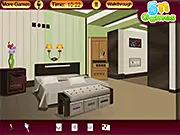 Trapped Bedroom Escape point and click free game, finding key to escape a hotel room