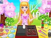 Play Summer Grill Cooking game free online, Lizzie's backyard BBQ party, cook grilled food and set table décor, free cooking game on PlayArcadeHub