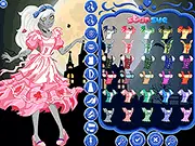 Zombie Alice Dress Up free online horror fashion game image featuring a styled zombie girl on PlayArcadeHub