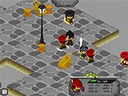 Imperial Battle Tactics game screenshot showing turn-based squad movement on a battle map
