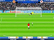 Kiba League Football penalty shootout online game screenshot