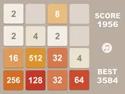 2048 online puzzle game merging numbered tiles screenshot