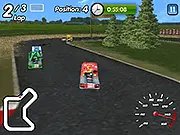 Truck Race Flash free online game, 3D truck racing gameplay, driving heavy truck on circuit, best truck race flash game