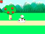 Play When Pigs Fly free online arcade game, stealth game where a pig flies to eat apples, funny high-score challenge on PlayArcadeHub