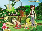Babysitting Girl free online dress up game, play kids care and fashion game, dress up the babysitter on PlayArcadeHub