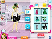 BFF Winter Semester free online dress up game screenshot, two female characters trying on winter fashion, PlayArcadeHub