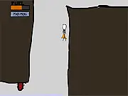 Stick Jetpack endless run game online free - stick-man character flying with a jetpack and avoiding deadly lasers and spikes