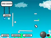 Beat Barrel free online puzzle game where you break and split blocks to remove red barrels