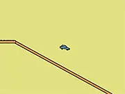 King of Sweden online stunt driving game – car flying off a ramp for maximum airtime