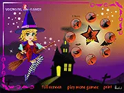 Broomstick Witch free online dress up game, play witch fashion game, Halloween costume dress up game on PlayArcadeHub