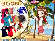 Island Girl 3 free online tropical makeover and dress up game