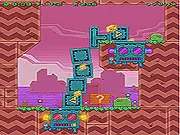 Power Up free online logic puzzle game, circuit connection, robot heads