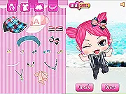 Stripes on Clothes free online fashion game, striped dresses, cosmetics, dress up