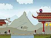 Play Ninja Land Adventure Online free game, hero saves princess from vicious ninjas, free platformer game