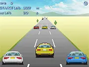 Wild Wild Taxi free online driving game, drive a funky taxi through a busy city, play on PlayArcadeHub