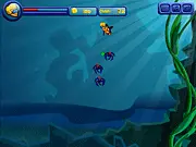 Flying Richard in Nightswimming free online action game where a lifeguard fights underwater enemies