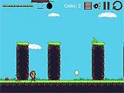 Drop n Run free online physics puzzle game where you place items to escape the jungle on PlayArcadeHub