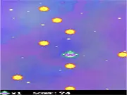 Planet Panic retro arcade game, play free online, alien navigating space and planets, high-score game