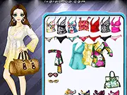 Tankini Swimsuits free online dress up game, play beach fashion game, girl choosing quirky swimsuit outfit on PlayArcadeHub