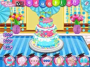 Anna Graduation Cake Contest game screenshot, Princess Anna cake decorating game, play free online