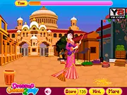 Play Princess Mulan Market Cleanup free online game, restoring the market street