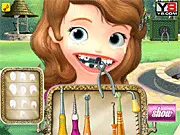 Princess Sofia Dental Care free online dentist game treating cavities and cleaning teeth