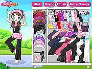 Play Yoga Trainer Dressup free online fashion game select pastel outfit for trainer