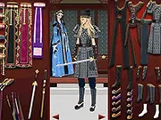 Play Seondeok free online dress up game for girls choosing traditional Korean soldier outfit and accessories