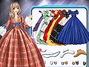 Civil War Clothing Dress Up free online vintage fashion game screenshot, styling historical 19th century dresses