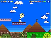 Screenshot of Cheese Quest 3D game showing the hero Cheese navigating a strange 3D environment